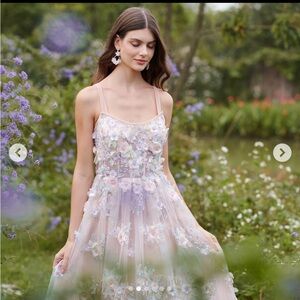 NWOT AW Bridal Littie Dress Rose Quartz